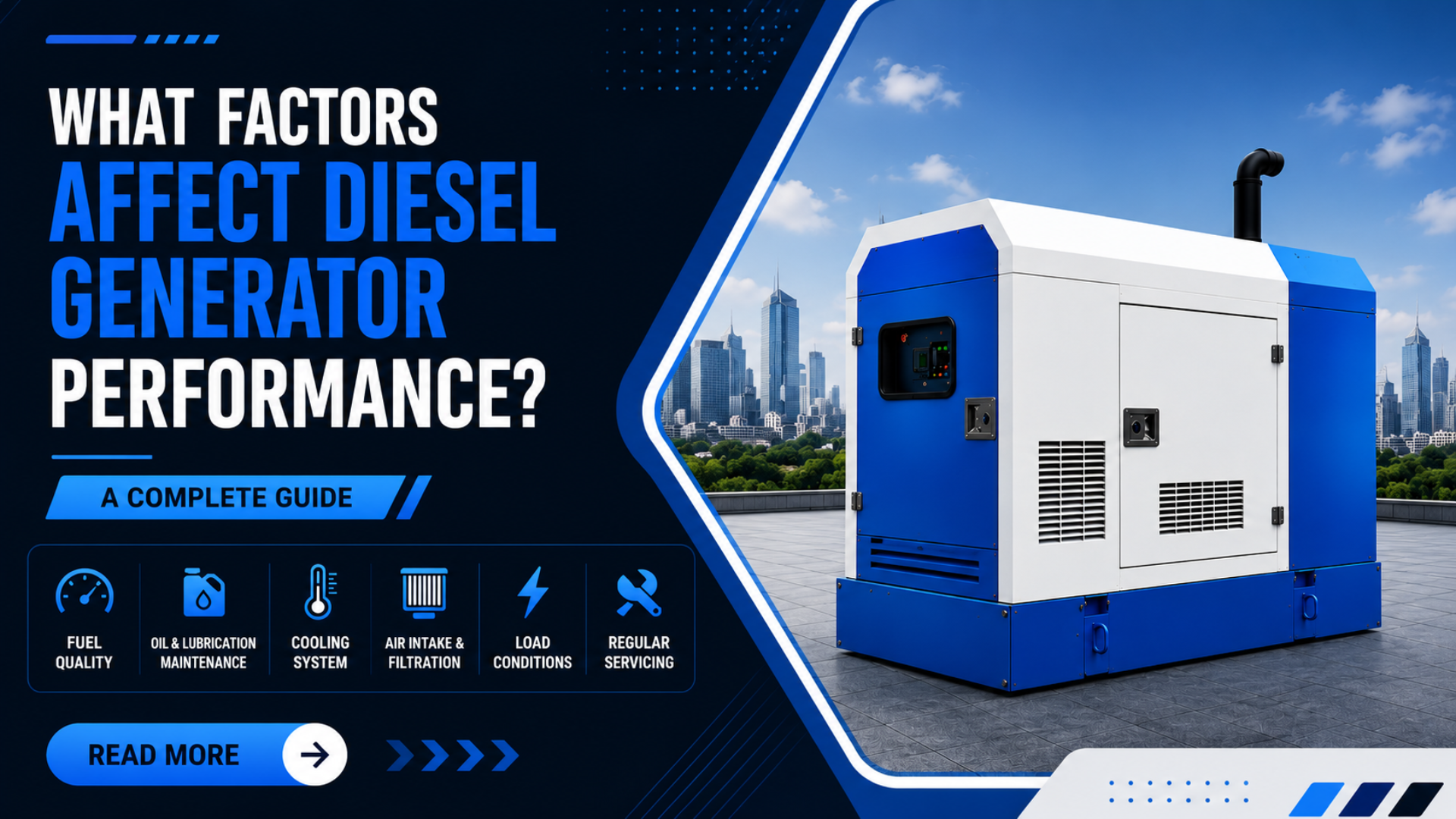 What Factors Affect Diesel Generator Performance? A Complete Guide