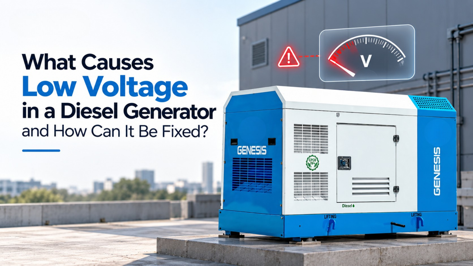 What Causes Low Voltage in a Diesel Generator and How Can It Be Fixed?